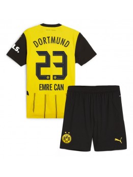 Borussia Dortmund Emre Can #23 Dječji Domaci Dres kompleti 2024-25 Kratak Rukavima (+ kratke hlače)